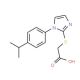 {[1-(4-isopropylphenyl)-1H-imidazol-2-yl]thio}acetic acid - chemical structure image