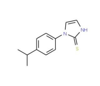 1-(4-isopropylphenyl)-1H-imidazole-2-thiol - chemical structure image