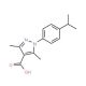 1-(4-Isopropylphenyl)-3,5-dimethyl-1H-pyrazole-4-carboxylic acid - chemical structure image