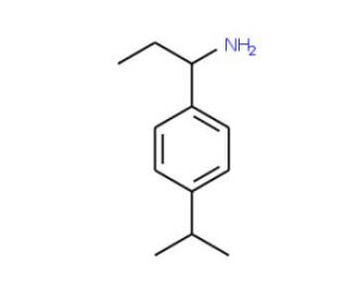 1-(4-Isopropylphenyl)propan-1-amine - chemical structure image