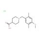 1-(4-Methoxy-2,5-dimethylbenzyl)piperidine-4-carboxylic acid hydrochloride - chemical structure image