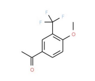 1-[4-Methoxy-3-(trifluoromethyl)phenyl]ethan-1-one (CAS 149105-10-2) - chemical structure image