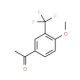 1-[4-Methoxy-3-(trifluoromethyl)phenyl]ethan-1-one (CAS 149105-10-2) - chemical structure image
