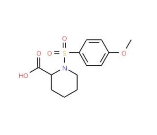 1-(4-Methoxy-benzenesulfonyl)-piperidine-2-carboxylic acid - chemical structure image