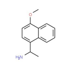 1-(4-Methoxy-naphthalen-1-yl)-ethylamine (CAS 634150-95-1) - chemical structure image