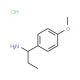 1-(4-Methoxy-phenyl)-propylaminehydrochloride - chemical structure image