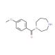 1-(4-methoxybenzoyl)-1,4-diazepane - chemical structure image