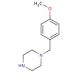 1-(4-Methoxybenzyl)piperazine (CAS 21867-69-6) - chemical structure image
