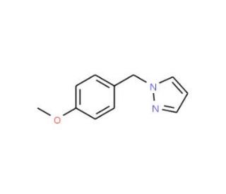 1-(4-Methoxybenzyl)pyrazole (CAS 145162-51-2) - chemical structure image