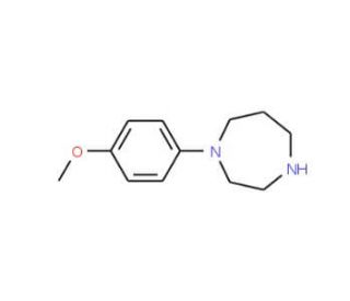 1-(4-methoxyphenyl)-1,4-diazepane (CAS 868063-60-9) - chemical structure image