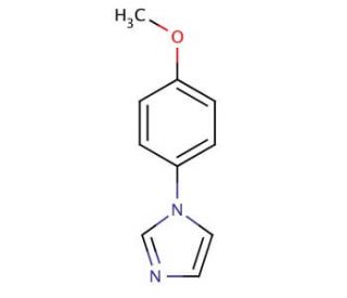1-(4-Methoxyphenyl)-1H-imidazole (CAS 10040-95-6) - chemical structure image