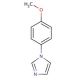 1-(4-Methoxyphenyl)-1H-imidazole (CAS 10040-95-6) - chemical structure image