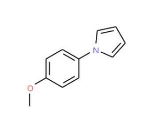 1-(4-Methoxyphenyl)-1H-pyrrole (CAS 5145-71-1) - chemical structure image