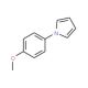 1-(4-Methoxyphenyl)-1H-pyrrole (CAS 5145-71-1) - chemical structure image
