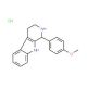 1-(4-Methoxyphenyl)-2,3,4,9-tetrahydro-1H-beta-carboline hydrochloride - chemical structure image