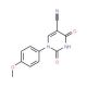 1-(4-Methoxyphenyl)-2,4-dioxo-1,2,3,4-tetrahydro-5-pyrimidinecarbonitrile (CAS 75837-81-9) - chemical structure image