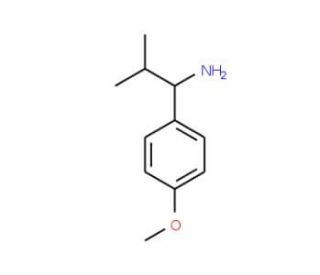 1-(4-methoxyphenyl)-2-methylpropan-1-amine - chemical structure image