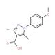 1-(4-Methoxyphenyl)-3,5-dimethyl-1H-pyrazole-4-carboxylic acid - chemical structure image