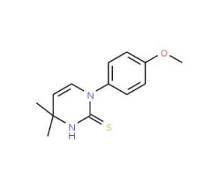 1-(4-Methoxyphenyl)-4,4-dimethyl-1,4-dihydropyrimidine-2-thiol - chemical structure image
