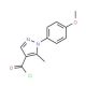 1-(4-Methoxyphenyl)-5-methyl-1H-pyrazole-4-carbonyl chloride (CAS 306934-94-1) - chemical structure image