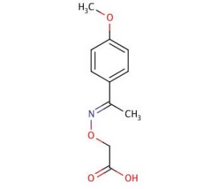 1-(4-Methoxyphenyl)ethyliminoxyacetic acid (CAS 63564-07-8) - chemical structure image