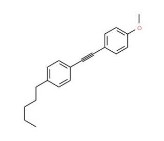1-(4-Methoxyphenyl)ethynyl-4-n-pentylbenzene (CAS 39969-28-3) - chemical structure image