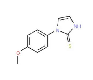 1-(4-Methoxyphenyl)imidazoline-2-thione (CAS 17452-14-1) - chemical structure image