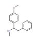1-(4-Methoxyphenyl)-N-methyl-2-phenylethylamine - chemical structure image