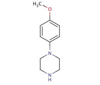 1-(4-Methoxyphenyl)piperazine (CAS 38212-30-5) - chemical structure image