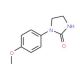 1-(4-Methoxyphenyl)tetrahydro-2H-imidazol-2-one (CAS 62868-39-7) - chemical structure image