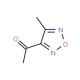 1-(4-Methyl-1,2,5-oxadiazol-3-yl)-1-ethanone (CAS 165067-10-7) - chemical structure image