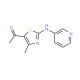 1-[4-Methyl-2-(3-pyridinylamino)-1,3-thiazol-5-yl]-1-ethanone - chemical structure image