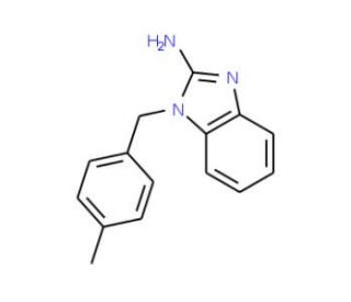 1-(4-Methyl-benzyl)-1H-benzoimidazol-2-ylamine - chemical structure image