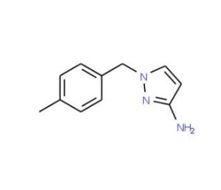 1-(4-Methyl-benzyl)-1H-pyrazol-3-ylamine - chemical structure image