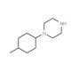 1-(4-Methyl-cyclohexyl)-piperazine (CAS 435345-42-9) - chemical structure image
