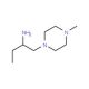 1-(4-Methyl-piperazin-1-ylmethyl)-propylamine - chemical structure image
