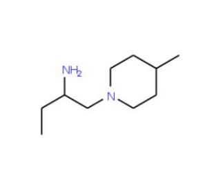 1-(4-Methyl-piperidin-1-ylmethyl)-propylamine - chemical structure image
