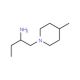 1-(4-Methyl-piperidin-1-ylmethyl)-propylamine - chemical structure image