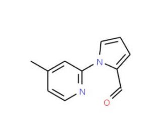 1-(4-Methyl-pyridin-2-yl)-1H-pyrrole-2-carbaldehyde (CAS 383136-14-9) - chemical structure image