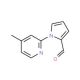 1-(4-Methyl-pyridin-2-yl)-1H-pyrrole-2-carbaldehyde (CAS 383136-14-9) - chemical structure image