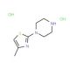 1-(4-Methyl-thiazol-2-yl)-piperazinedihydrochloride - chemical structure image