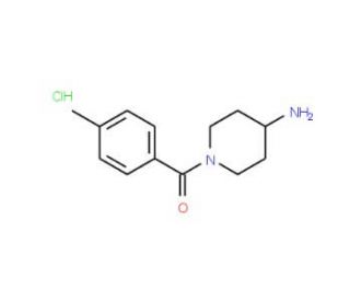 1-(4-Methylbenzoyl)piperidin-4-amine hydrochloride - chemical structure image