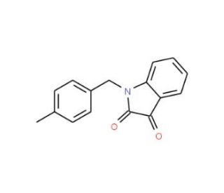 1-(4-Methylbenzyl)-1H-indole-2,3-dione (CAS 79183-26-9) - chemical structure image