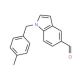 1-(4-Methylbenzyl)-1H-indole-5-carbaldehyde - chemical structure image