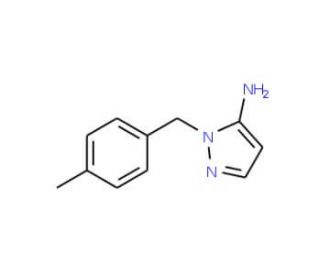1-(4-methylbenzyl)-1H-pyrazol-5-amine - chemical structure image