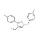 1-(4-methylbenzyl)-3-(4-methylphenyl)-1H-pyrazole-4-carbaldehyde - chemical structure image