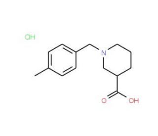 1-(4-Methylbenzyl)piperidine-3-carboxylic acidhydrochloride - chemical structure image