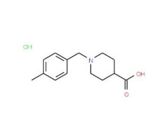 1-(4-Methylbenzyl)piperidine-4-carboxylic acidhydrochloride - chemical structure image