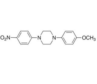 1-(4-Methyloxy-phenyl)-4-(4-nitro-phenyl)-piperazine (CAS 74852-61-2) - chemical structure image