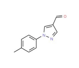 1-(4-Methylphenyl)-1H-pyrazole-4-carbaldehyde (CAS 337957-59-2) - chemical structure image